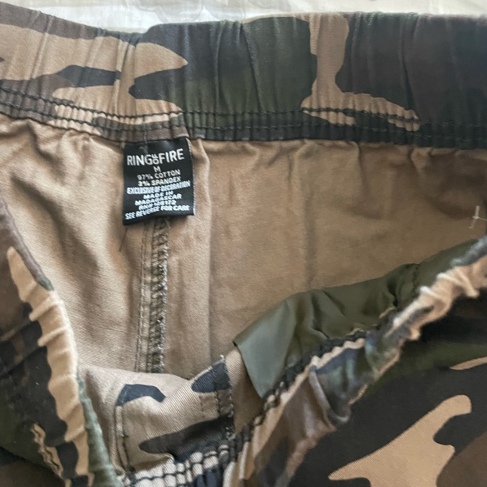 Camo cuff pants